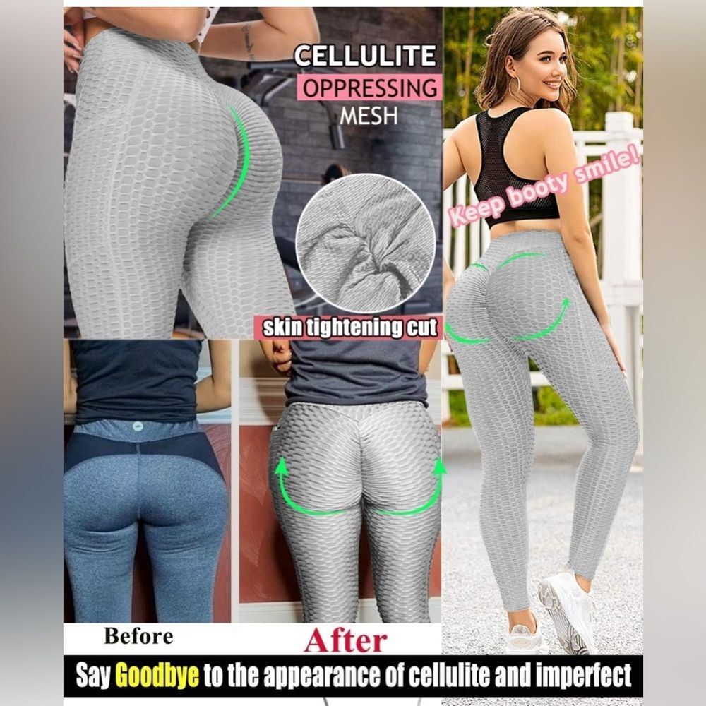 Butt Lifting Workout Leggings High Waisted Booty Legging Tummy
Control Yoga Pant - Picture 5 of 10